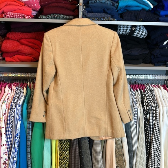 Vintage Jennifer Moore Jeanwear tan open front blazer size M - Picture 5 of 5